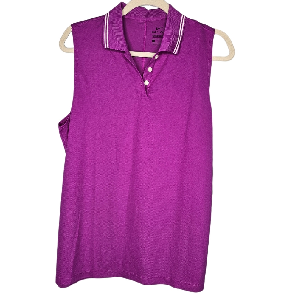 Nike Women's Dri-Fit Victory Sleeveless Golf Shirt